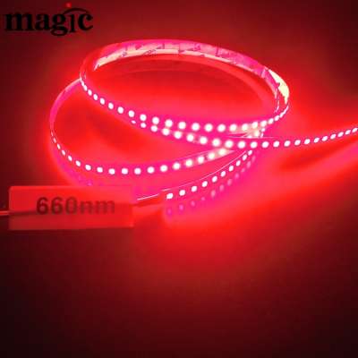 120 Diode Per meter High Brightness Quality flexible SMD2835 Red 660NM LED Strip